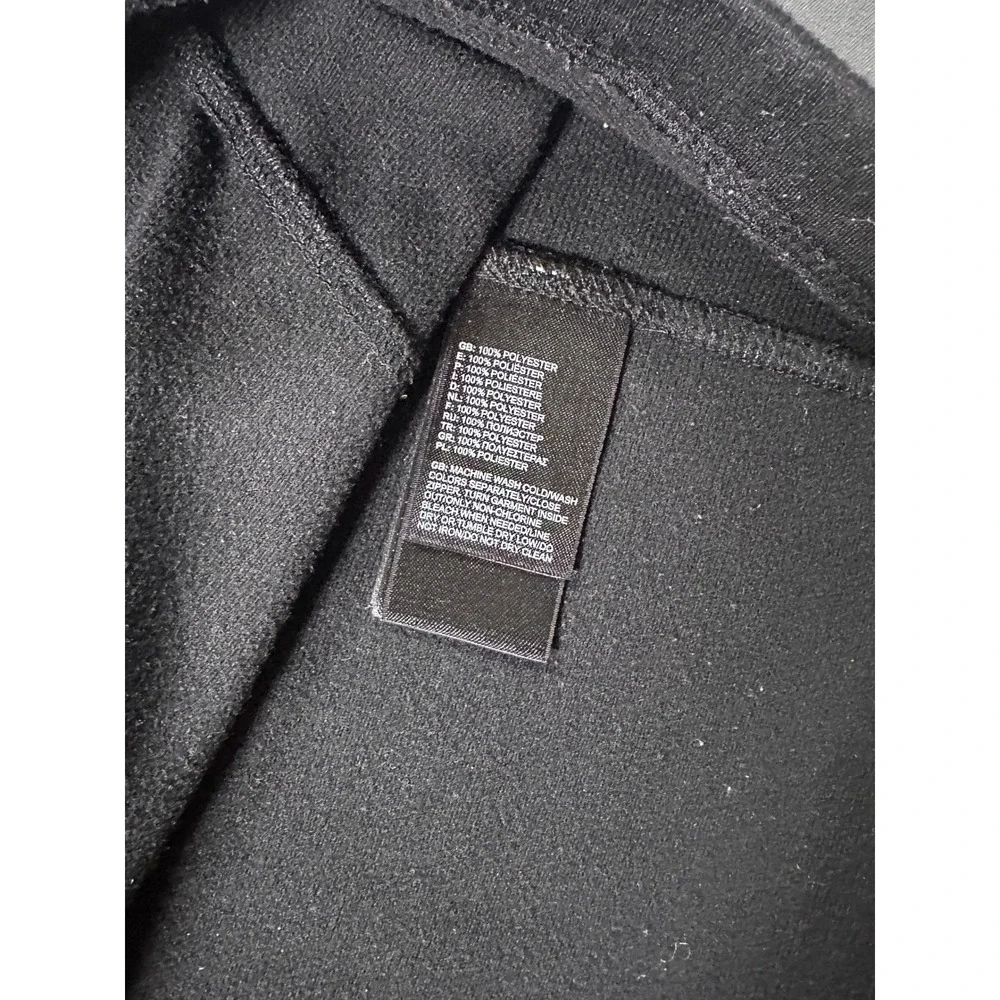 The North Face Mens Black Quarter Zip Pullover Fleece Jacket Size‎ Large
